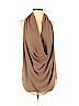 Fate Tan Sleeveless Blouse Size S - photo 1