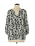 Gap Outlet 100% Viscose Ivory 3/4 Sleeve Blouse Size L - photo 1