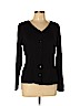 Salvatore Ferragamo 100% Silk Black Silk Cardigan Size L - photo 1