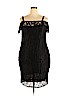 Surcrefas 100% Polyester Black Casual Dress Size 5X - photo 1