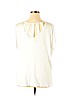 Lane Bryant 100% Rayon White Short Sleeve Top Size 18 - photo 2