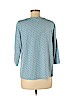 J.jill Blue 3/4 Sleeve Top Size M (petite) - photo 2