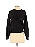 Topshop 100% Polyester Black Pullover Sweater Size 2 - photo 1