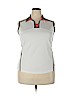 Annika Cutter & Buck 100% Polyester White Sleeveless Polo Size XL - photo 1