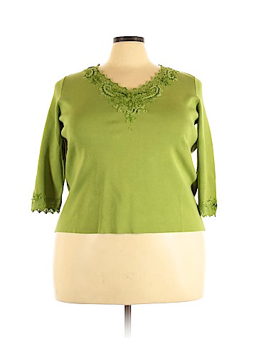 Dana Buchman Short Sleeve Silk Top (view 1)