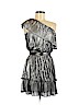 Saylor 100% Polyester Silver Casual Dress Size XS - photo 1