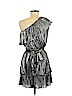 Saylor 100% Polyester Silver Casual Dress Size XS - photo 2