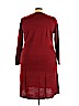 Sara Morgan for Haband 100% Acrylic Burgundy Casual Dress Size 4X - photo 2