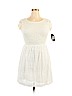 Volume One Juniors Ivory Casual Dress Size XL - photo 1