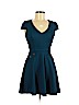 City Studio Teal Casual Dress Size 3 - photo 1