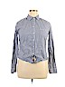 Mossimo Supply Co. Blue Long Sleeve Button-Down Shirt Size XL - photo 1