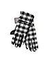 Assorted Brands Checkered-gingham Black Gloves One size - photo 1