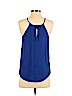 Charlotte Russe 100% Rayon Blue Sleeveless Blouse Size S - photo 2