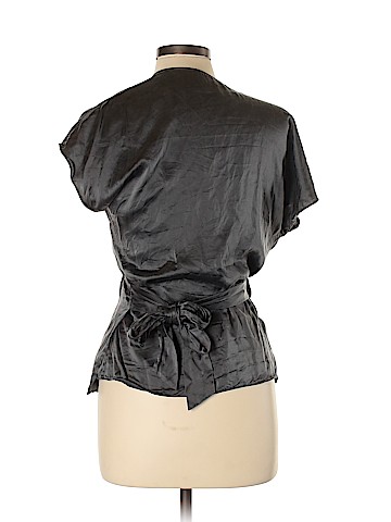 Vivienne Tam Short Sleeve Silk Top (view 2)