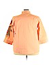 Sara Morgan for Haband Orange Long Sleeve Button-Down Shirt Size 3X - photo 2