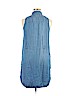 A New Day 100% Lyocell Blue Casual Dress Size XL - photo 2