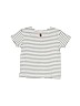 Zara Baby 100% Cotton Stripes Ivory Short Sleeve Henley Size 3 - 4 - photo 2