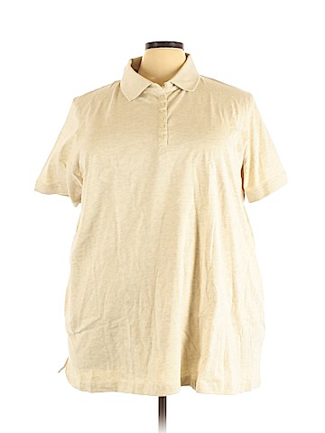 Woman Within Short Sleeve Polo (view 1)