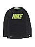 Nike 100% Polyester Black Active T-Shirt Size L (youth) - photo 1