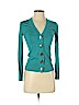 Tory Burch 100% Cotton Blue Cardigan Size XXS - photo 1