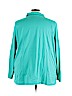 Woman Within 100% Cotton Blue Long Sleeve Polo Size 30 (3X) - photo 2