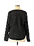 A New Day 100% Polyester Black Long Sleeve Blouse Size XXL - photo 2