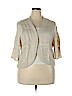 JM Collection Ivory Cardigan Size 3X - photo 1