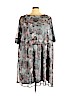 Blue Sky Gray Casual Dress Size 3X - photo 1