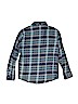 Old Navy 100% Cotton Plaid Blue Long Sleeve Button-Down Shirt Size 10 - photo 2