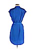 Aqua 100% Polyester Blue Casual Dress Size M - photo 2