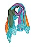 Global Girlfriend 100% Cotton Print Blue Scarf Size 1X - photo 1