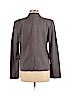 Till The End 100% Silk Gray Silk Blazer Size 8 - photo 2
