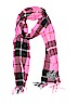 Victoria's Secret 100% Acrylic Plaid Pink Scarf One size - photo 1