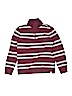 Gap Kids 100% Cotton Stripes Burgundy Sweatshirt Size 10 - photo 1