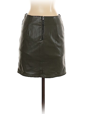 Romeo & Juliet Couture Faux Leather Skirt (view 2)