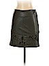 Romeo & Juliet Couture 100% Polyurethane Green Faux Leather Skirt Size S - photo 1