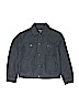Gap Kids Solid Gray Denim Jacket Size 10 - 11 - photo 1
