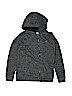 Joe's Jeans 100% Polyester Solid Gray Zip Up Hoodie Size 10 - 12 - photo 1