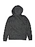 Joe's Jeans 100% Polyester Solid Gray Zip Up Hoodie Size 10 - 12 - photo 2
