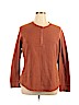 Duluth Trading Co. Orange Long Sleeve Henley Size XL - photo 1