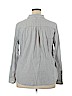 Old Navy 100% Cotton Gray Long Sleeve Button-Down Shirt Size XXL - photo 2