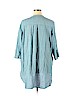 Ellos 100% Cotton Blue 3/4 Sleeve Blouse Size 2X - photo 2