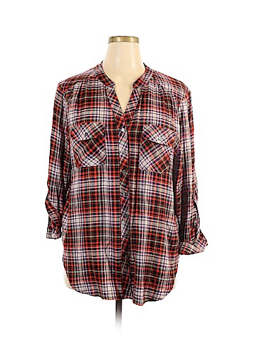 Intro 3/4 Sleeve Button-Down Shirt (view 1)