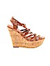 Charlotte Russe Brown Wedges Size 9 - photo 1
