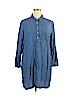 Old Navy 100% Lyocell Blue Casual Dress Size XL - photo 1