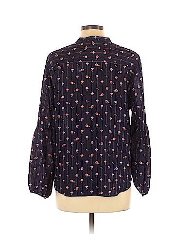Ann Taylor Long Sleeve Silk Top (view 2)
