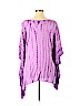 Westbeach 100% Viscose Purple Poncho Size 2X - photo 2