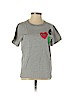 Play Comme Des Garçons 100% Cotton Gray Short Sleeve T-Shirt Size S - photo 1