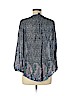 Lucky Brand 100% Rayon Blue Long Sleeve Blouse Size M - photo 2