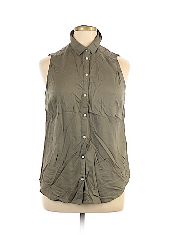 Divided by H&M Sleeveless Button-Down Shirt (view 1)